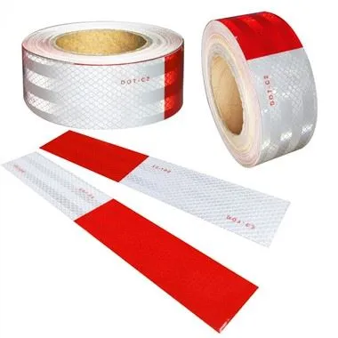 Gamintojų šviesą atspindinti juosta raudona ir balta 3 m šviesą atspindintis transporto priemonės lipdukas