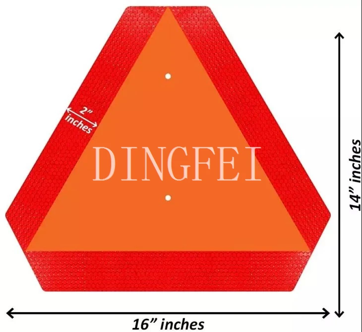 Slow Moving Vehicle Triangle