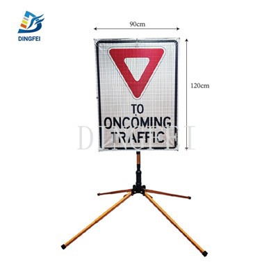 Pasiduoti priešpriešinio eismo ženklui